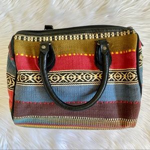 BOHO Vintage Tribal Print Woven Bag